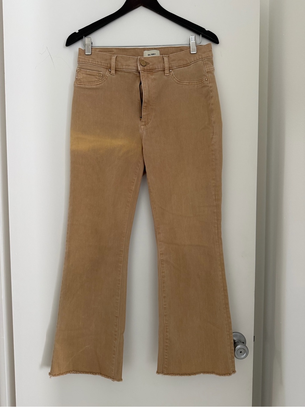DL1961 Women's Tan Flared Jeans SZ 29